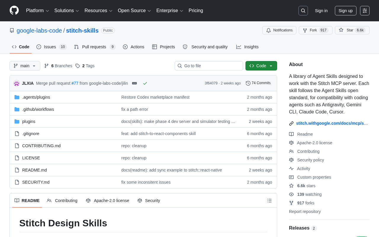 Google开源Stitch Skills:AI Agent技能标准化新实践