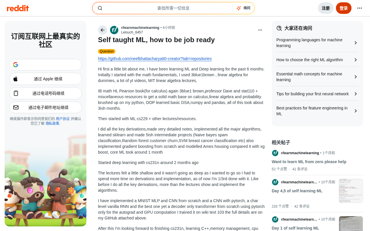 6 Months of Self-Taught Machine Learning: A Complete Roadmap from Zero to Job-Ready