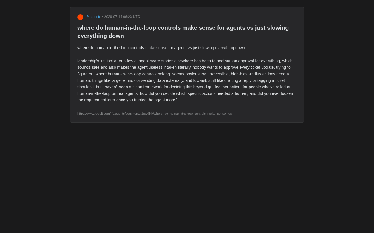 AI Agent人工审批该管哪些?HITL落地框架详解