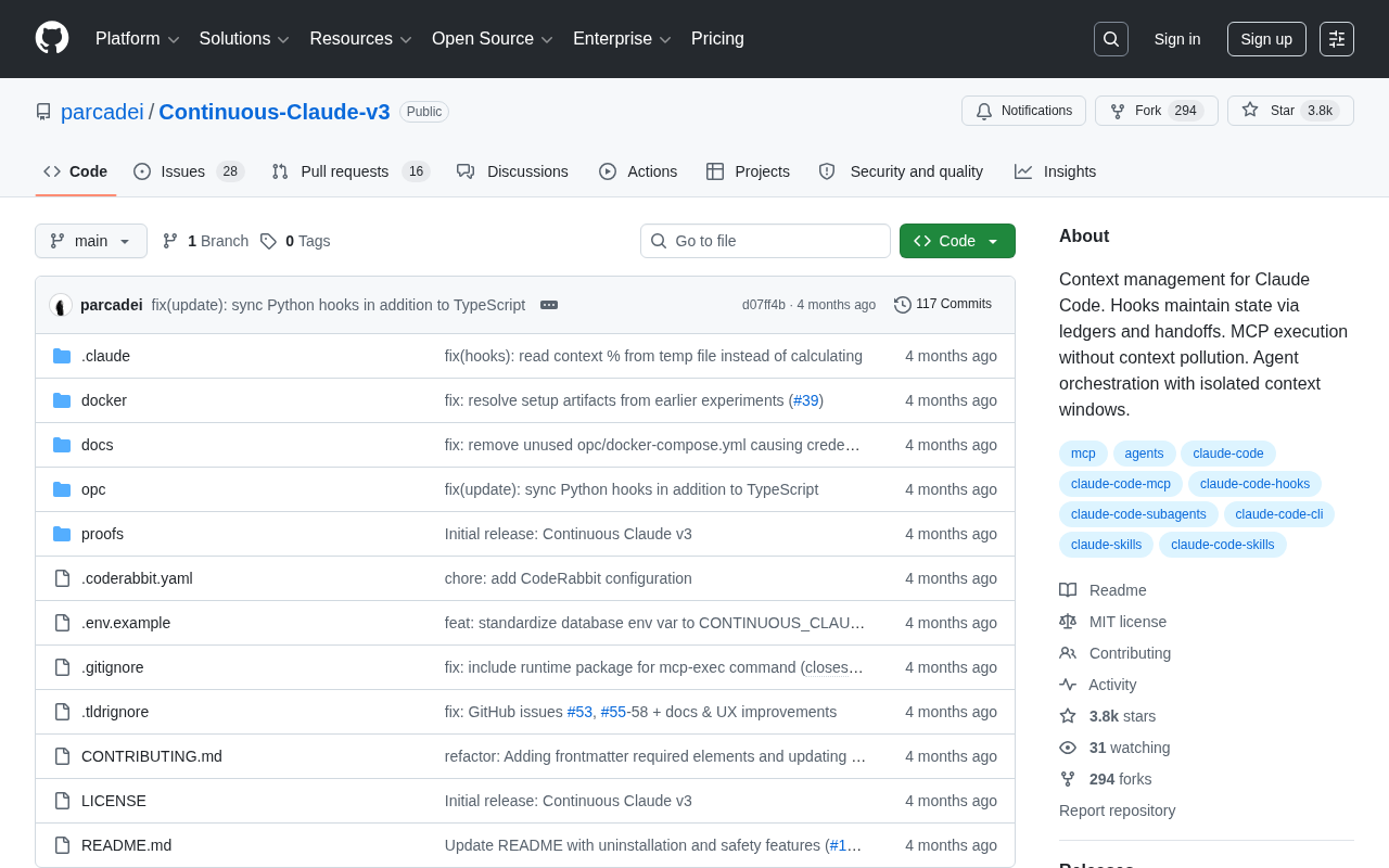 Continuous-Claude-v3: A Context Management Framework for Claude Code