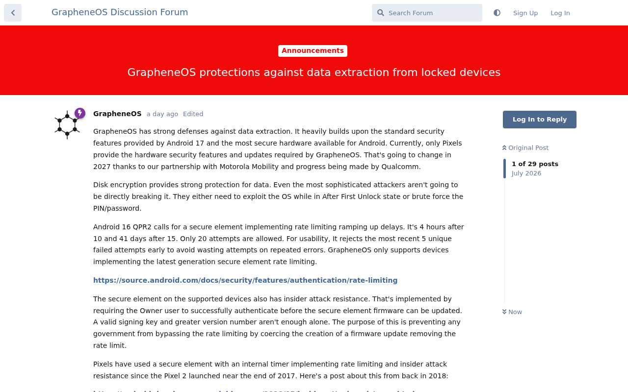GrapheneOS Lock Screen Defense Mechanisms Explained: How It Resists Data Extraction by Forensic Tools