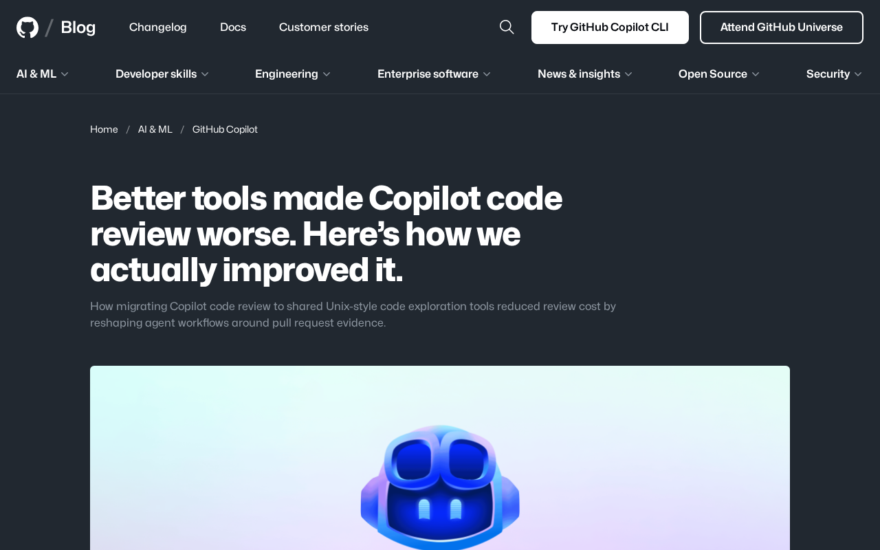 更好的工具反让Copilot代码审查变差?GitHub的反直觉优化