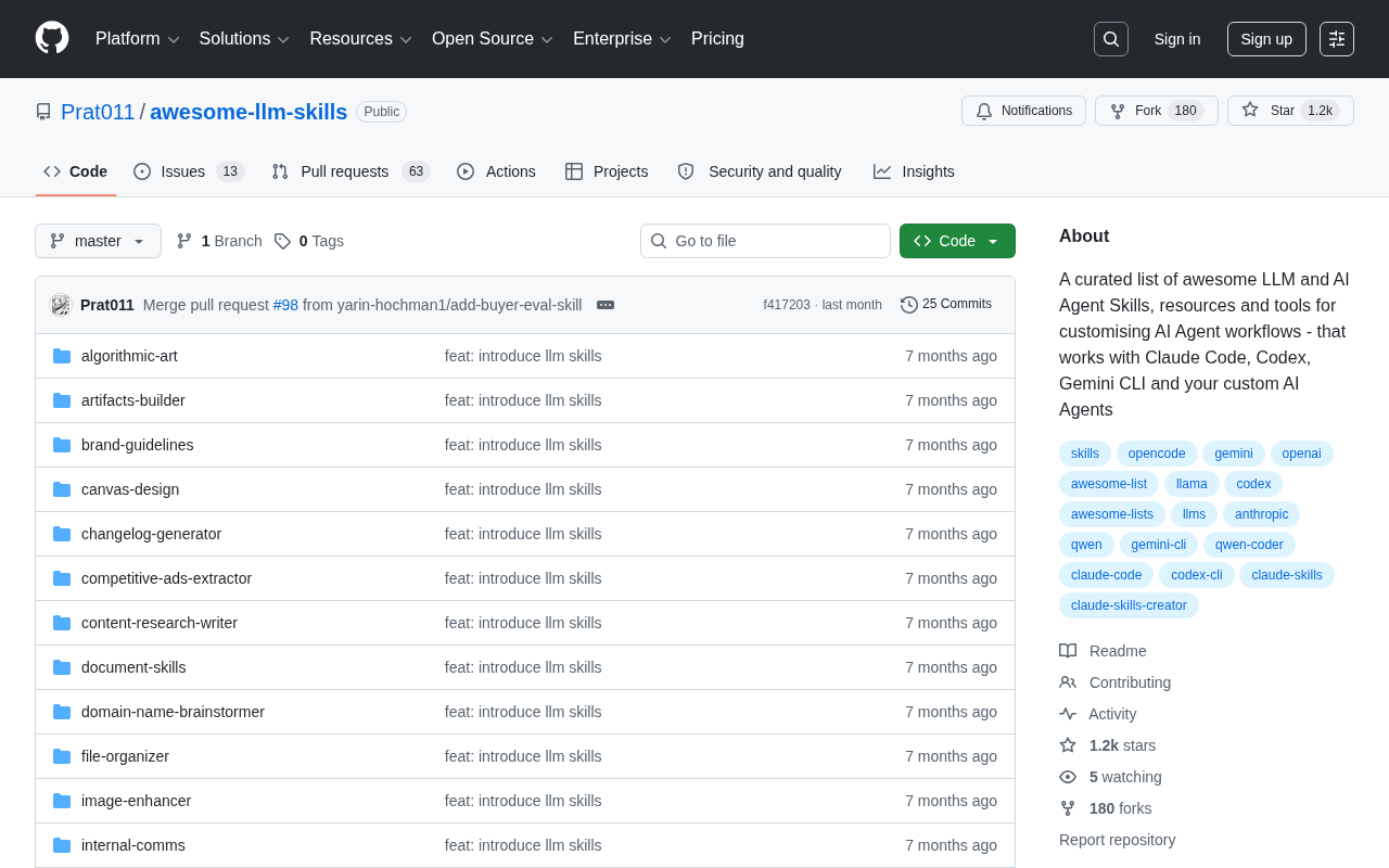 awesome-llm-skills: Cross-Platform AI Agent Skill Library Guide & Resource Collection