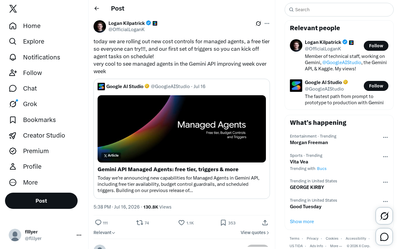 Three Major Updates to Gemini API Managed Agents: Free Tier, Cost Controls, and Scheduled Triggers