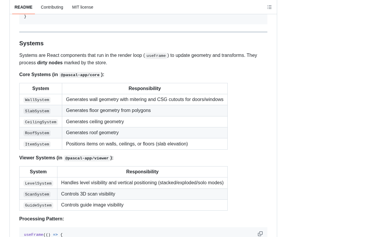 github source: pascalorg/editor: Create and share 3D architectural projects.