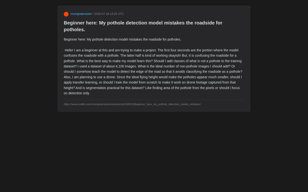 Pothole Detection Model Misclassifying Roadsides? A Practical Guide to Object Detection Optimization