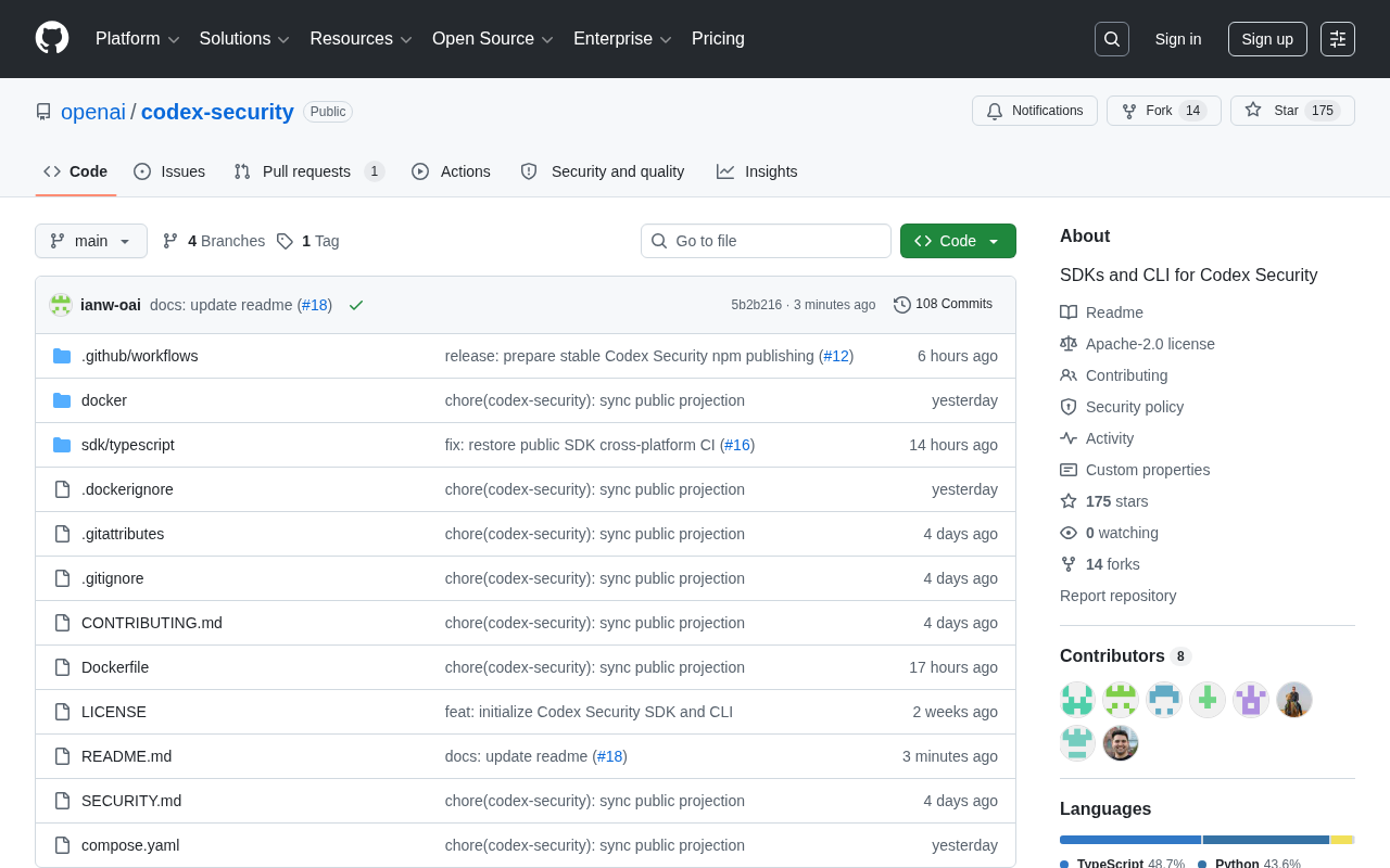 OpenAI开源Codex安全组件:AI编码安全防护新标杆