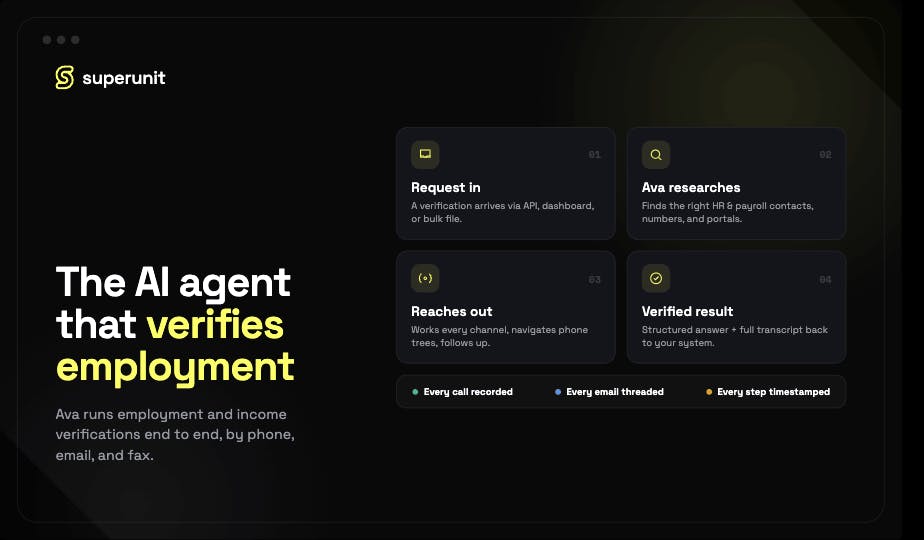 Superunit:AI Agent自动化就业背景核验全流程解析