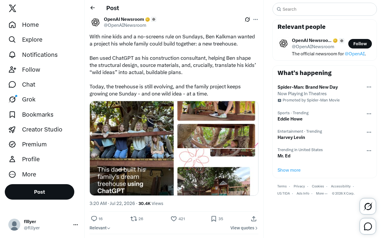 Designing a Treehouse with ChatGPT: An AI Collaboration Story from a Family of Nine Kids
