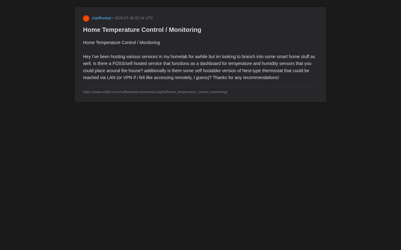 自建智能家居温控系统:Home Assistant开源方案完整指南