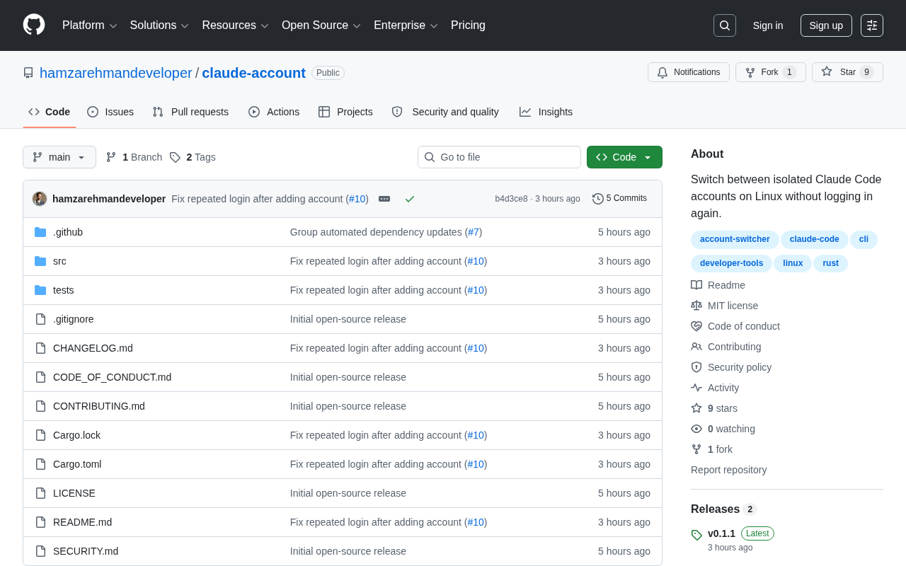 Claude-account:Claude Code多账号无缝切换工具详解
