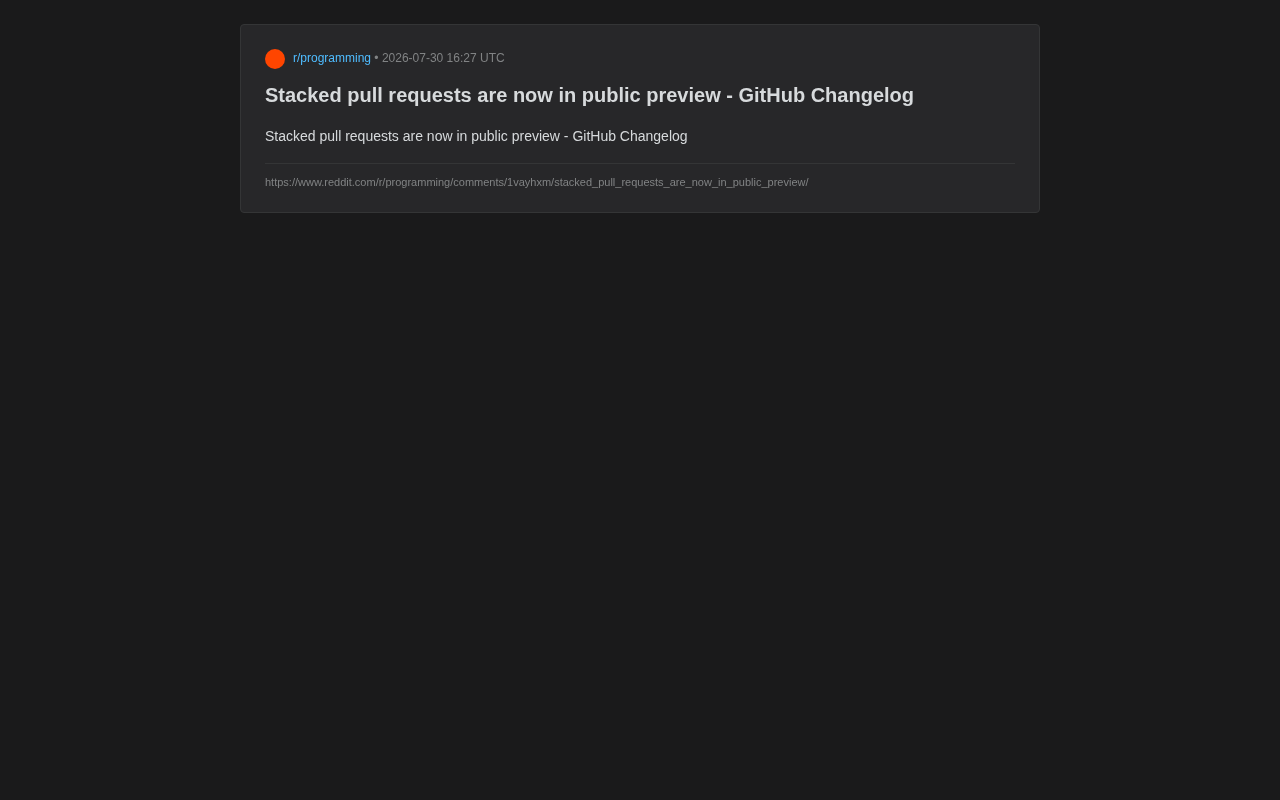 GitHub Stacked Pull Requests Explained: A New Way to Break Down Large Code Changes