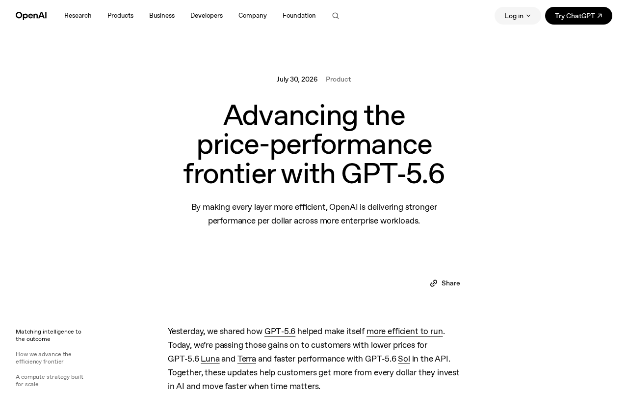 GPT-5.6 Released: Redefining the Price-Performance Boundary of AI Models