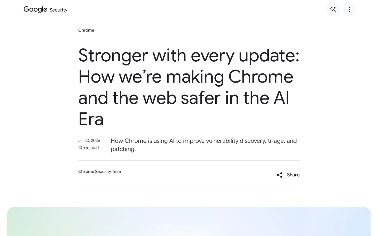 Chrome Fixes More Vulnerabilities in One Month Than the Previous Two Years Combined — How AI Is Reshaping the Security Landscape