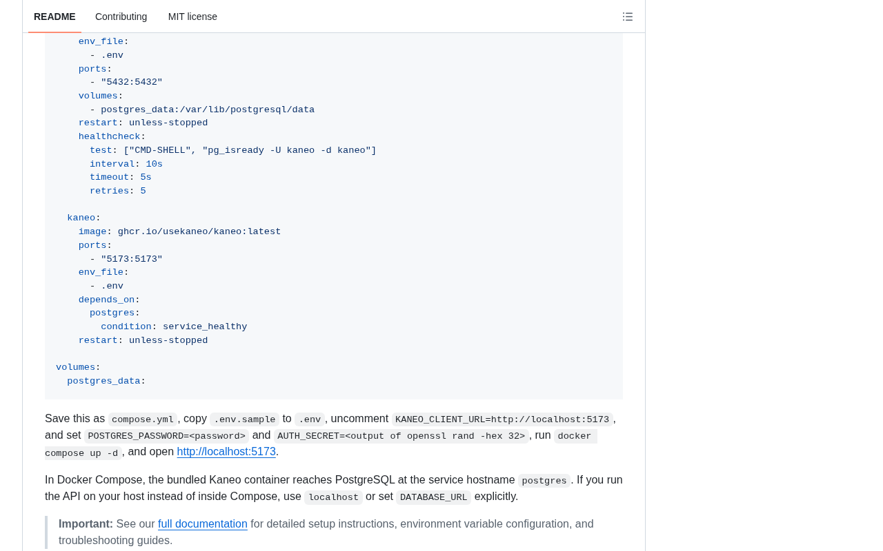 github source: usekaneo/kaneo: 🎯 All you need. Nothing you don't. Open source project management that works for you