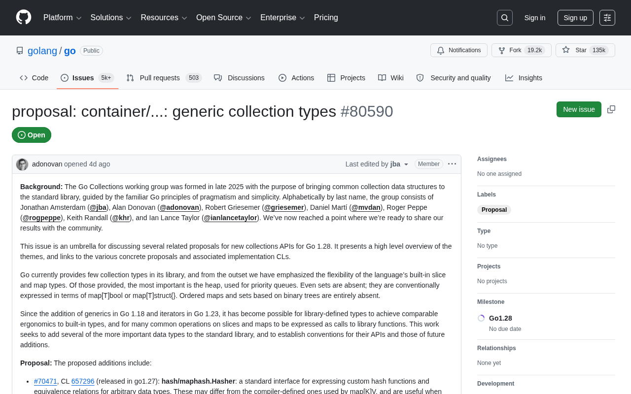 Go Team Proposes Generic Collection Library 'container': A Deep Dive into the Standard Library Completion Plan