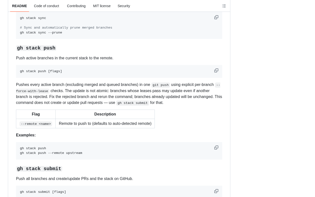 github source: github/gh-stack