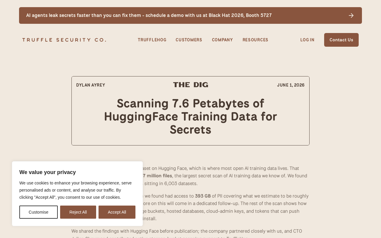 扫描7.6PB HuggingFace数据:AI训练集暗藏密钥危机