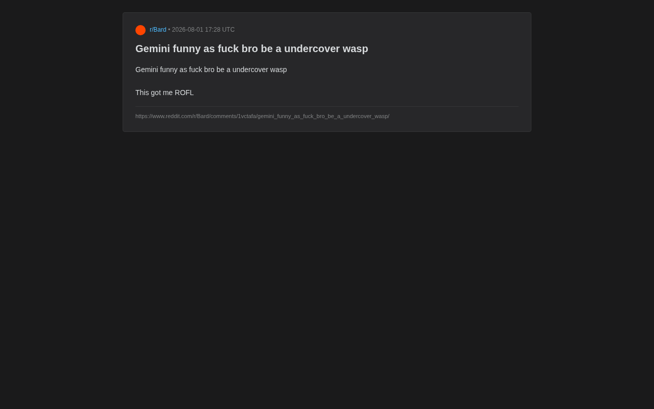 Gemini's Hilarious Reply Goes Viral on Reddit: A Deep Dive into the AI Personification Trend