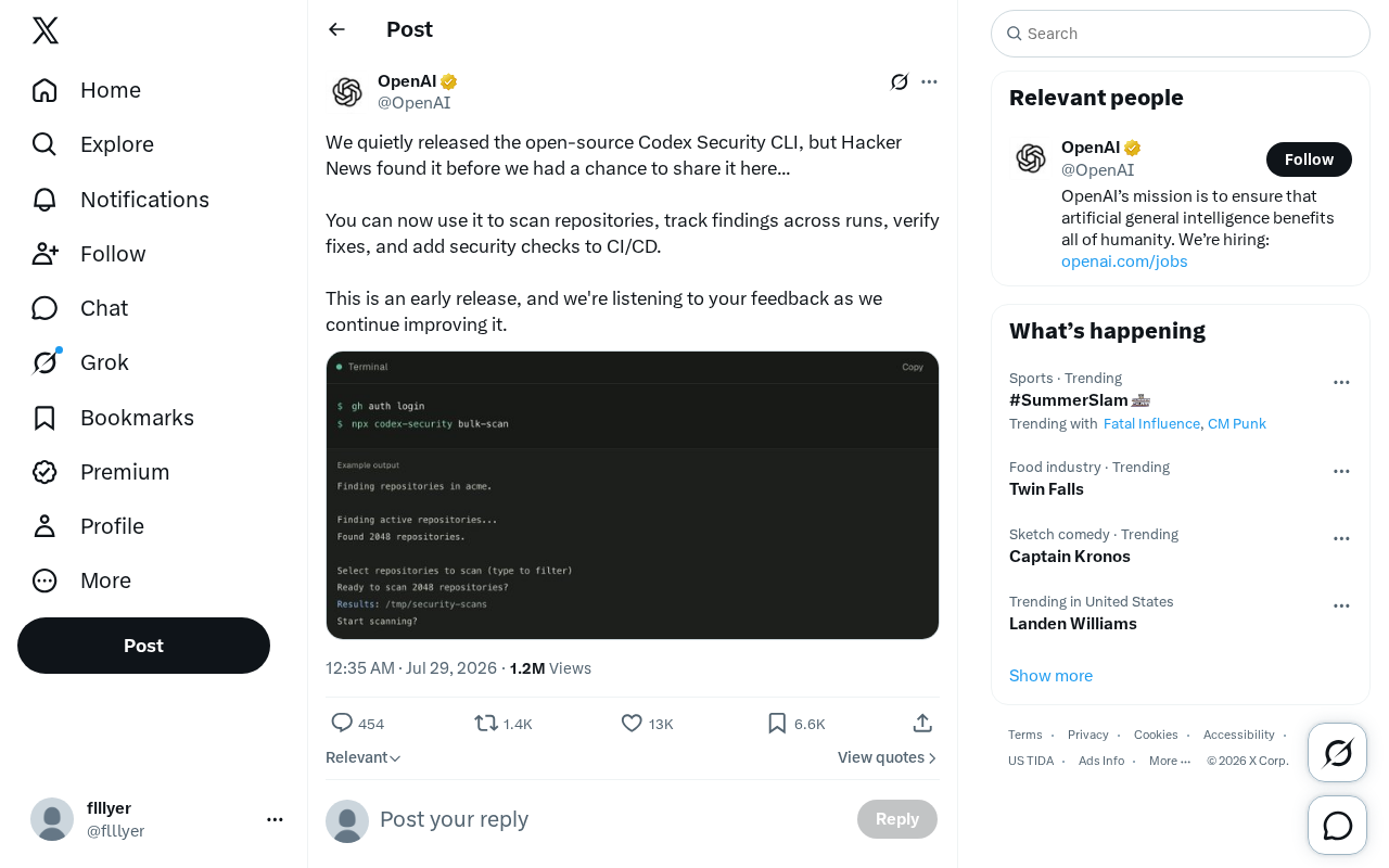 OpenAI Open-Sources Codex Security CLI: An AI-Powered Code Security Scanning Tool