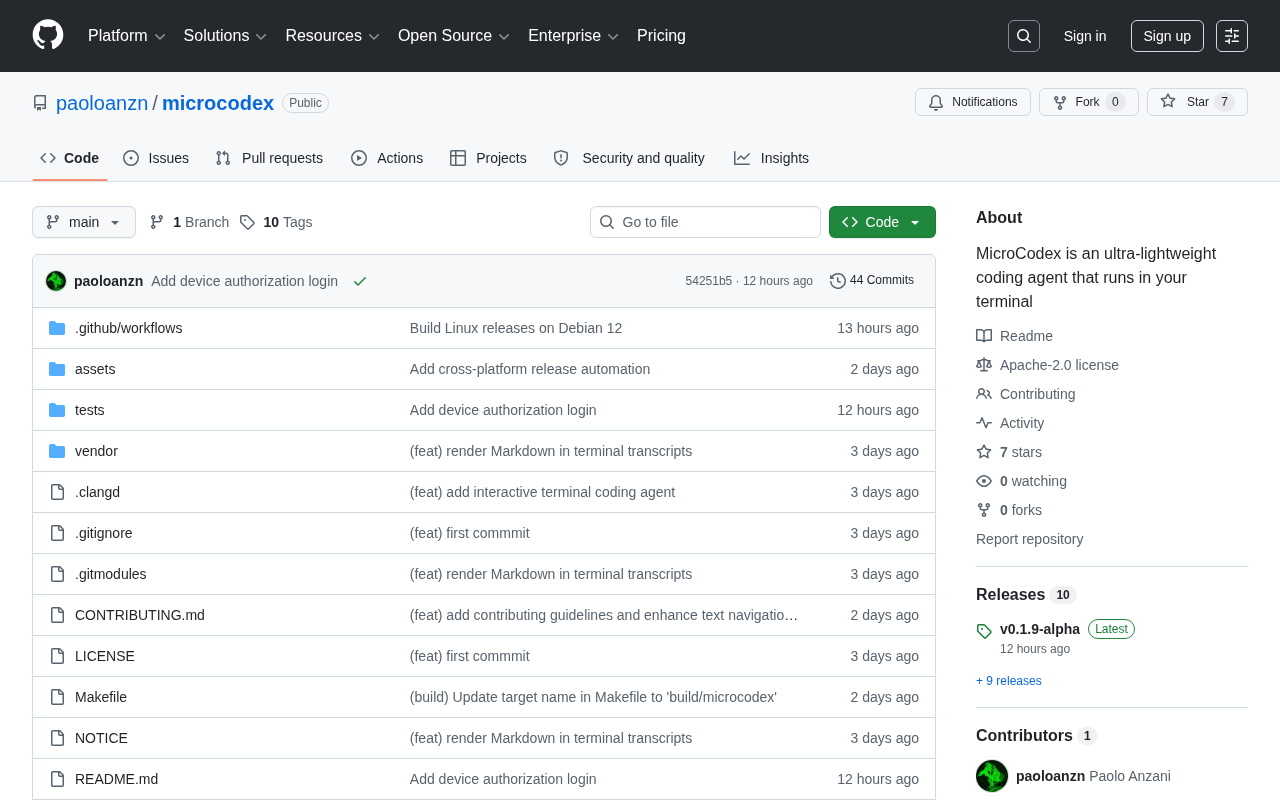 MicroCodex: A C++ Programming Agent Under 1MB — A Fresh Take on Minimalist AI Tools