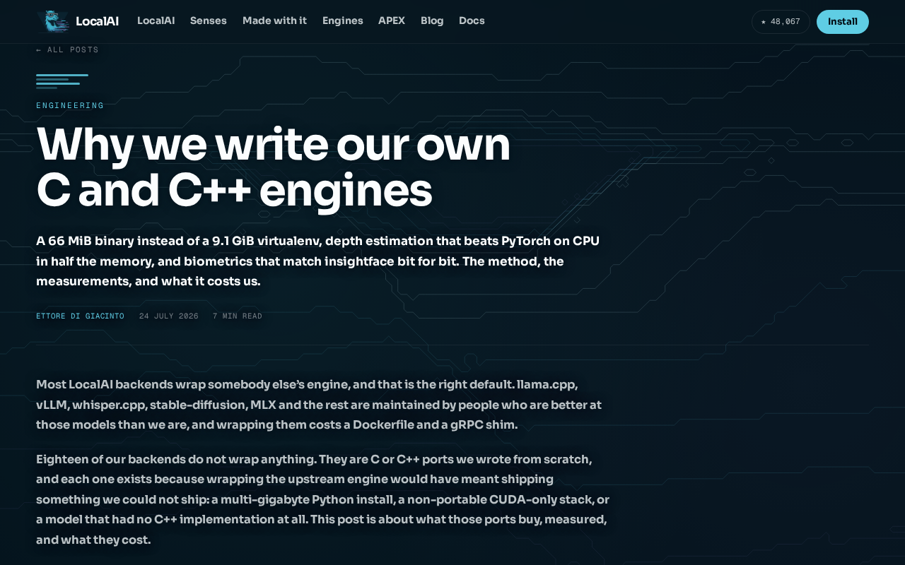 Building Custom C/C++ Inference Engines: A Deep Dive into the Tradeoffs Between Performance, Control, and Engineering Cost