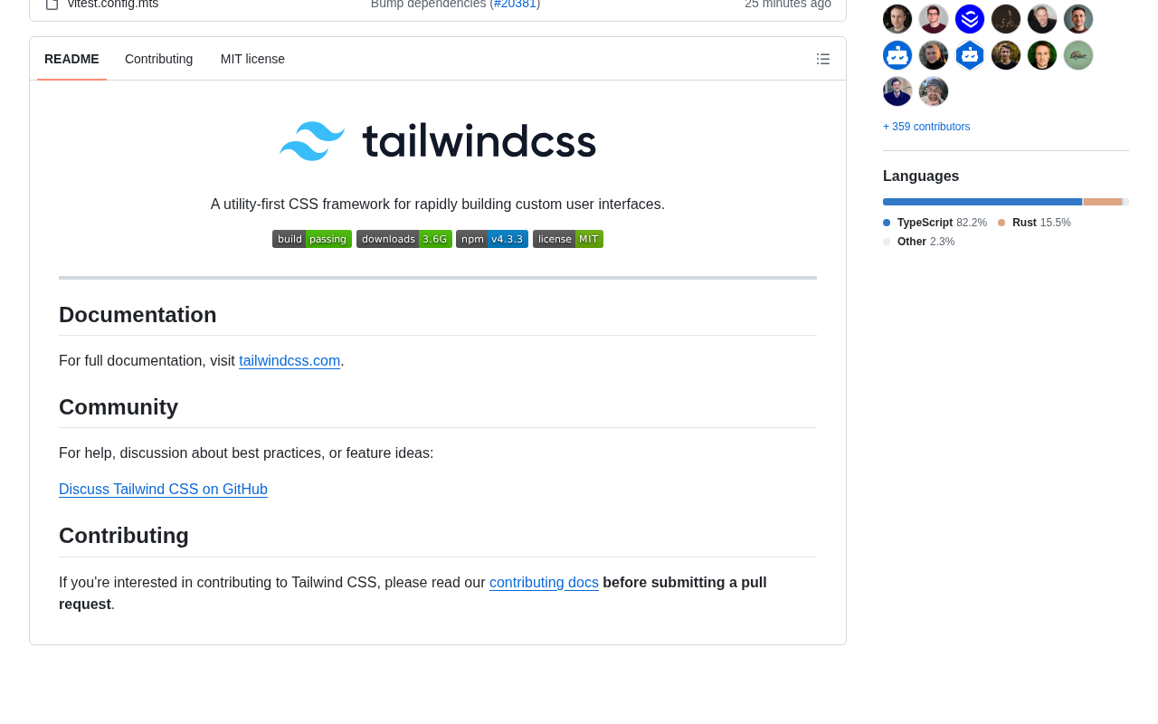 Tailwind CSS Project Details