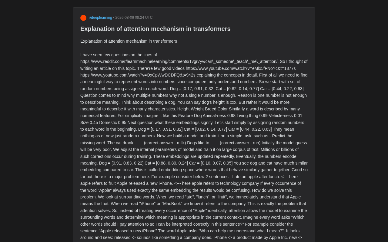 Transformer Attention Mechanism Explained: A Complete Breakdown from Word Vectors to QKV