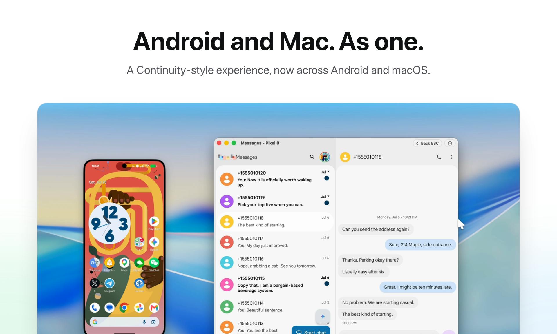 AndroMeld: Bringing Apple-Like Seamless Continuity to Android and Mac