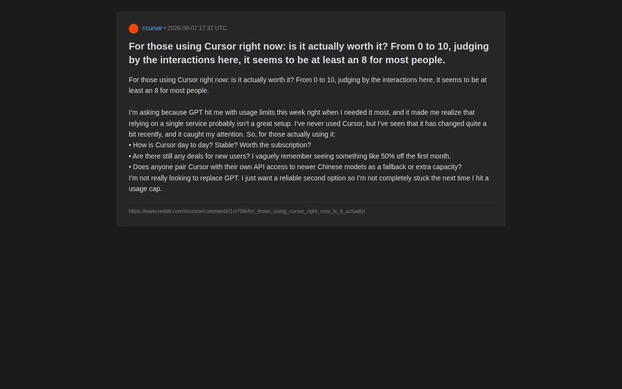 Is Cursor Worth Subscribing To? Real Developer Community Reviews and Usage Strategies
