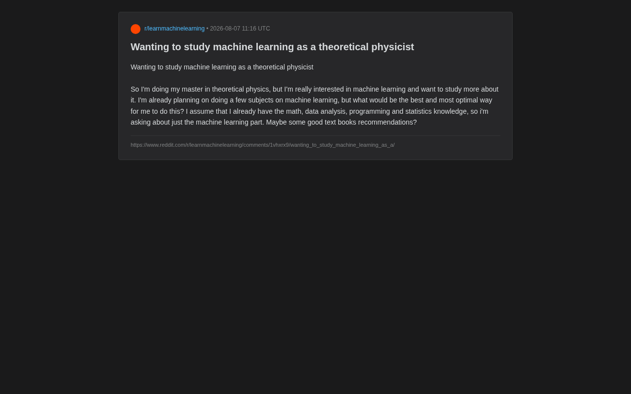 How Theoretical Physicists Can Efficiently Get Started with Machine Learning: Optimal Paths and Resource Guide