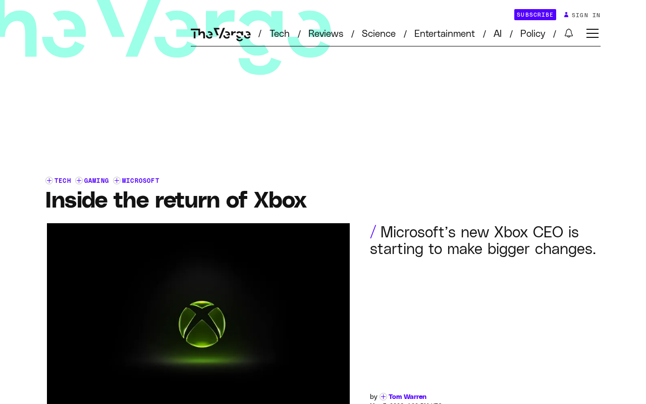 Xbox回归计划:微软内部动员揭示游戏战略重启