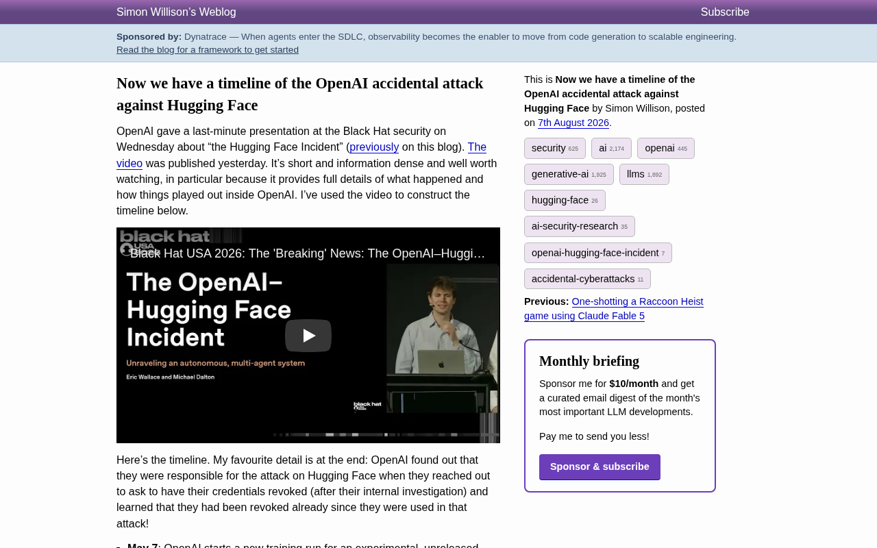 Post-Mortem and Lessons from OpenAI's Accidental DDoS Attack on Hugging Face