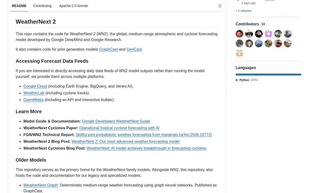 github source: google-deepmind/weathernext