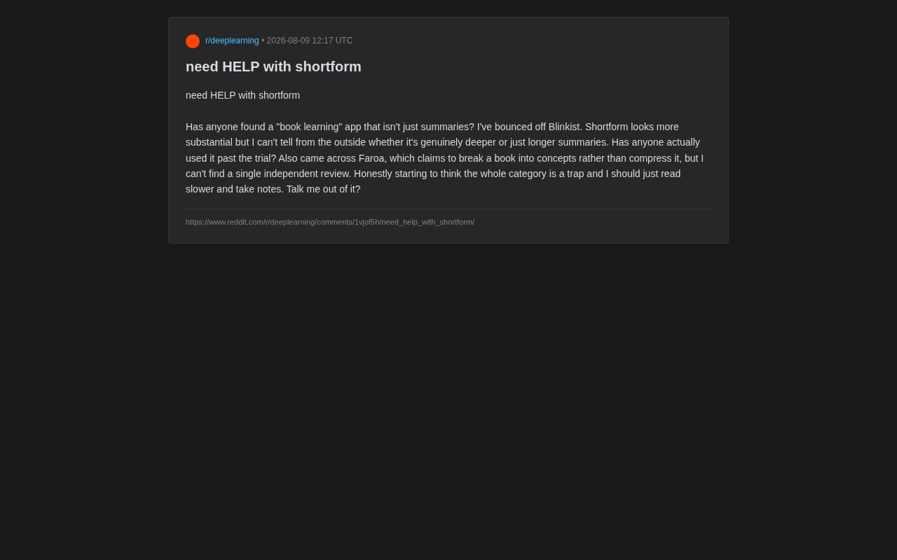 读书App是智商税吗?Blinkist、Shortform深度对比