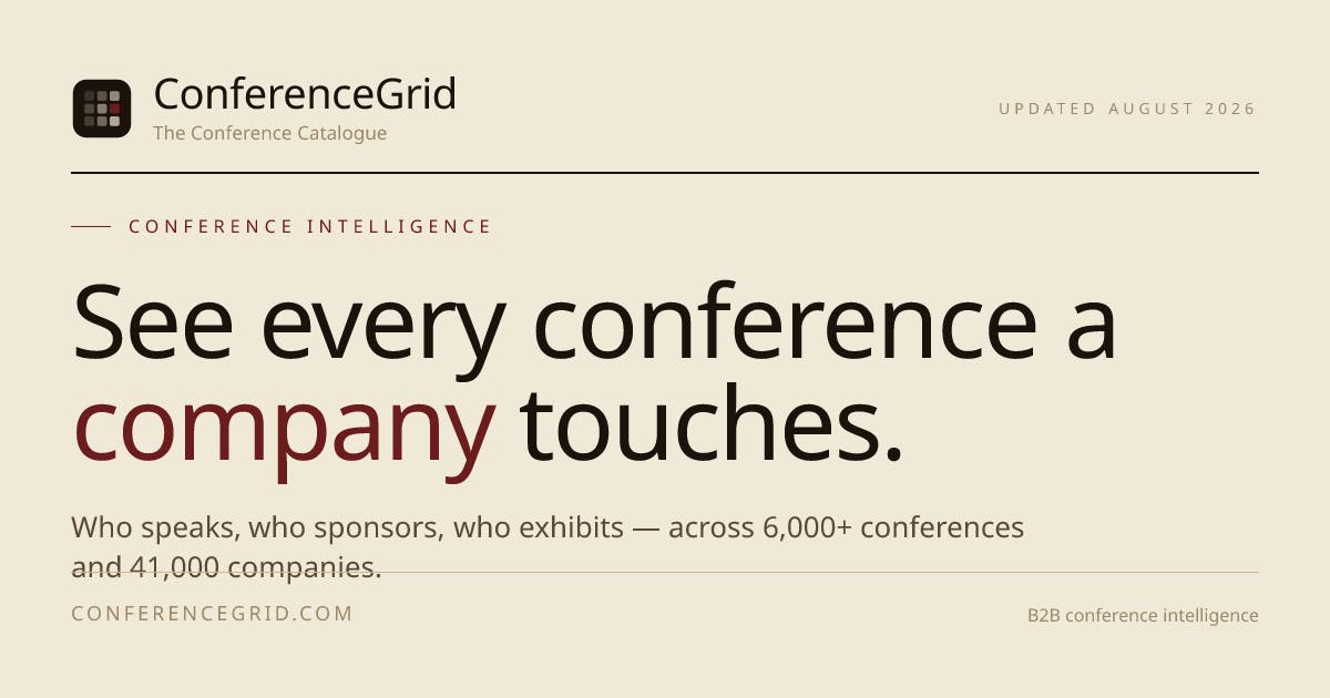 ConferenceGrid: A Deep Dive into the B2B Conference Intelligence Database