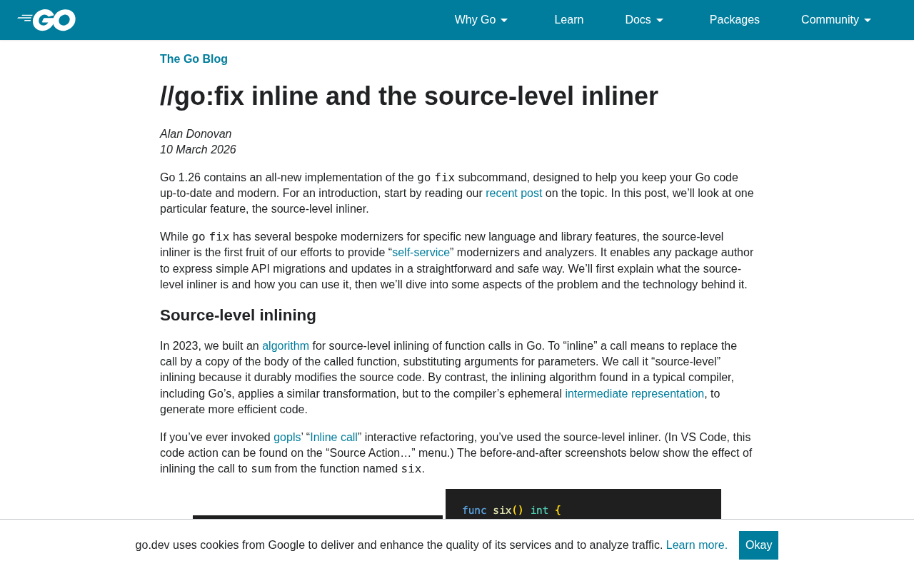 Go 1.26 Source-Level Inliner Explained: //go:fix inline for Self-Service API Migration