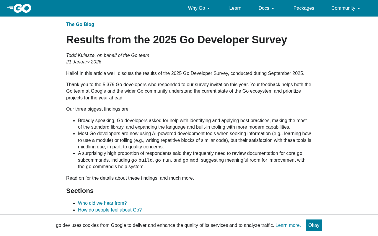 2025年Go开发者调查结果:满意度、使用场景与挑战深度解读