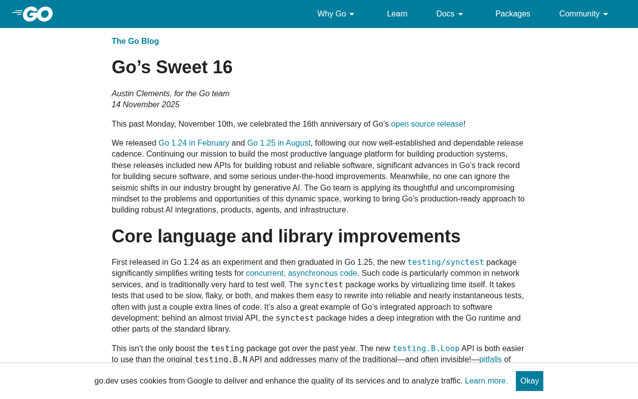 Go Turns 16: The Journey from Experimental Project to Cloud-Native Cornerstone