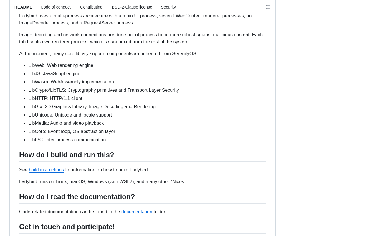 Ladybird Code Repository