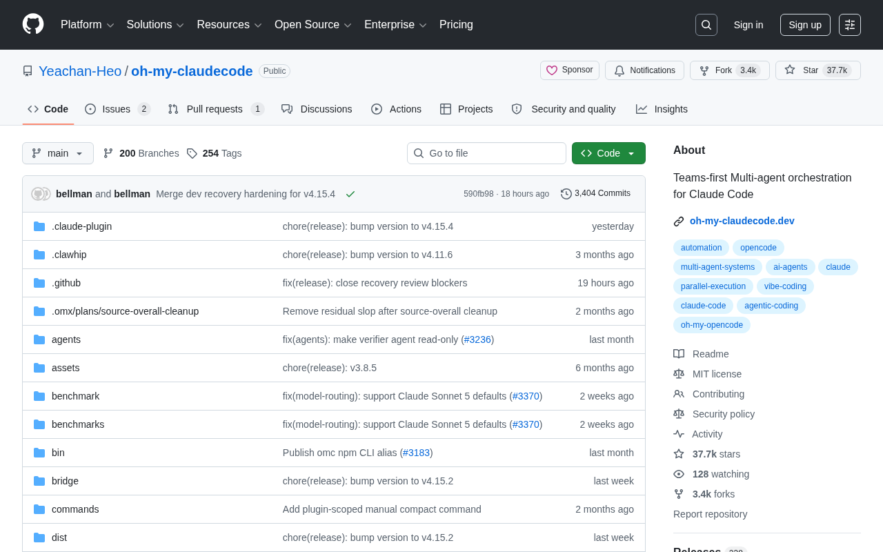 oh-my-claudecode: A Multi-Agent Orchestration Tool for Teams Built on Claude Code