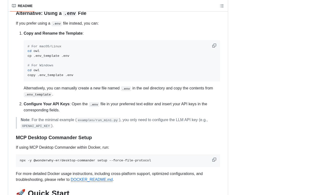 OWL Project Overview