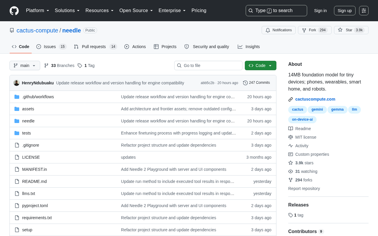 Needle: How a 14MB Foundation Model Is Unlocking Edge AI Deployment