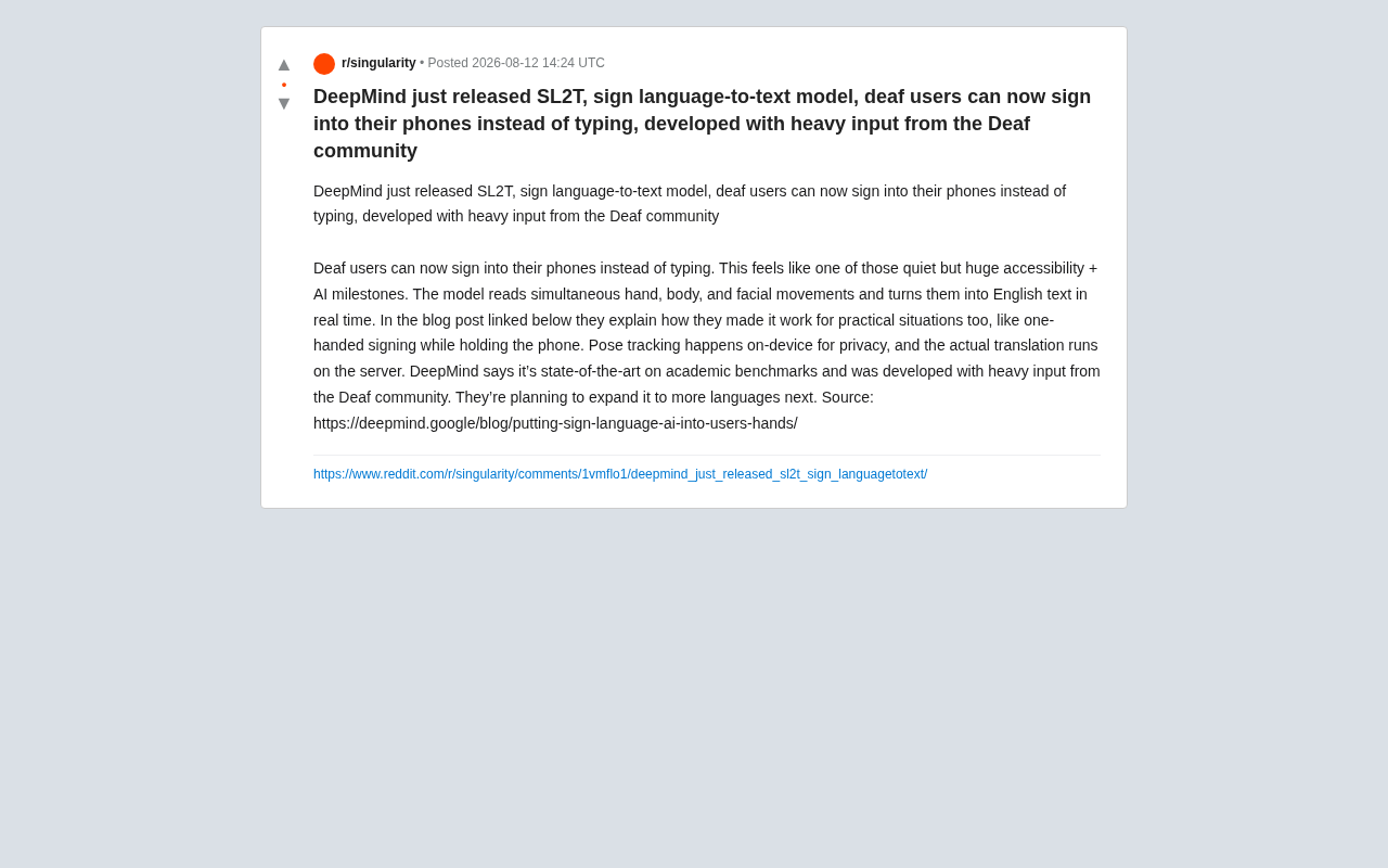 DeepMind's SL2T Model: Real-Time Sign Language to Text, Enabling Deaf Users to Control Phones with Sign Language