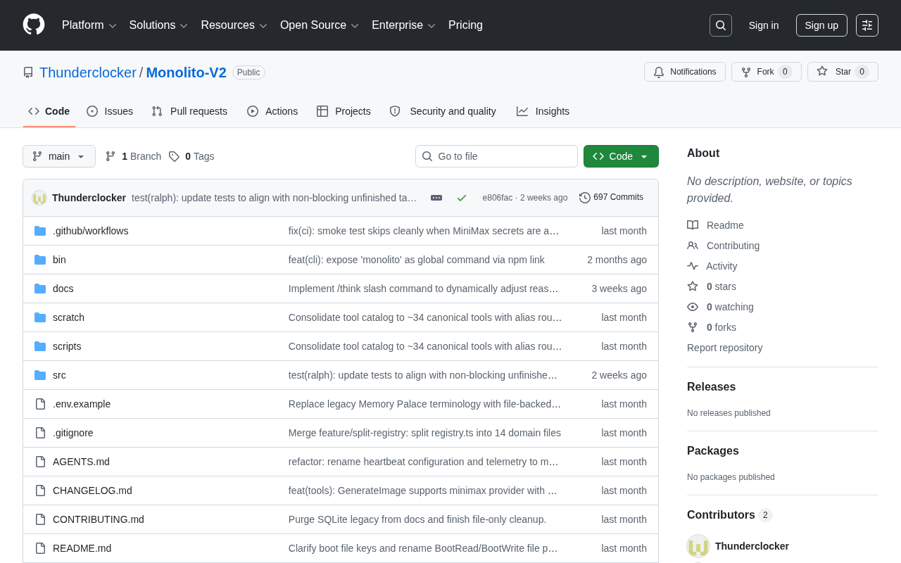 Monolito-V2: An AI Agent Project Aiming to Become a "Digital Symbiote in the Cloud"