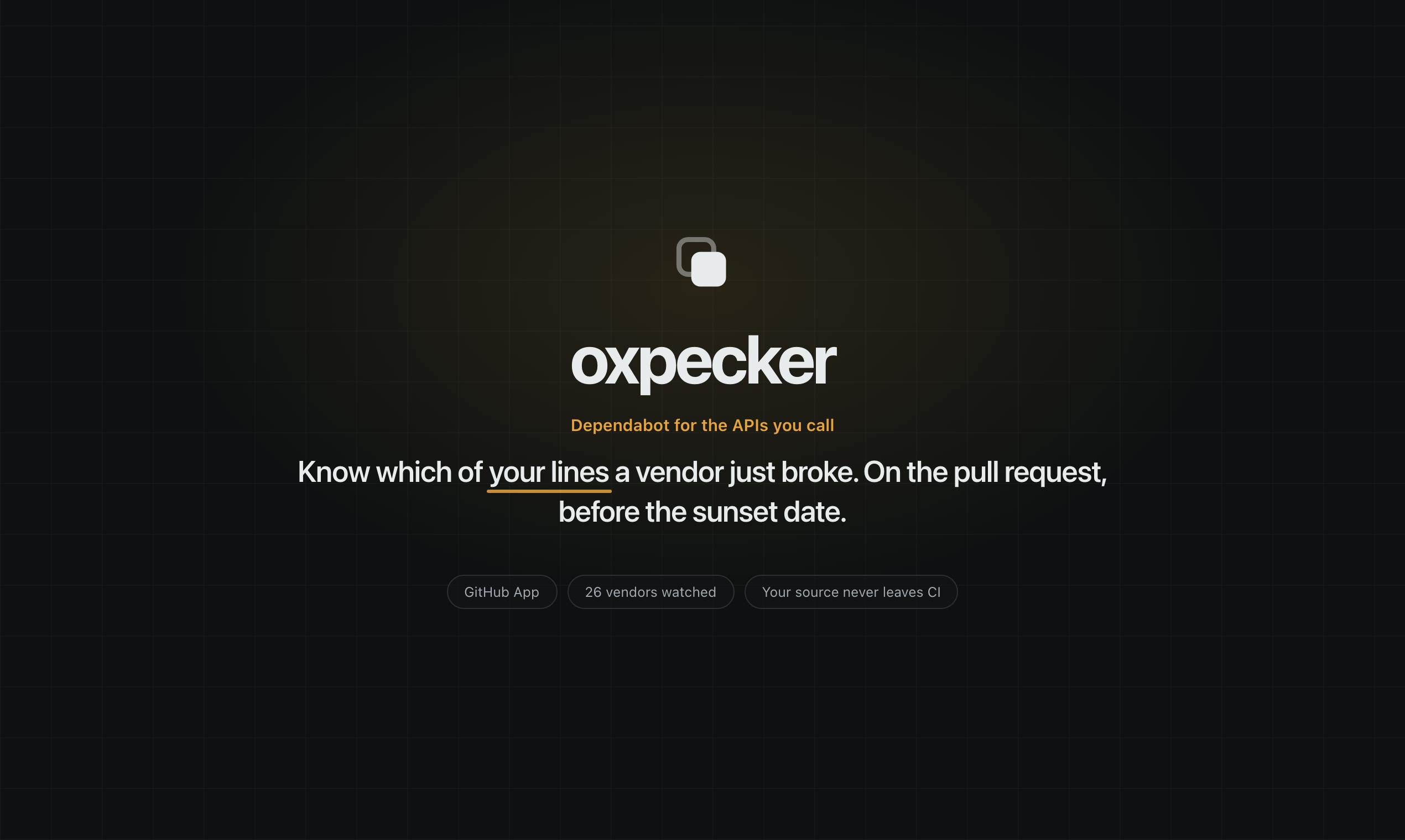 oxpecker product page