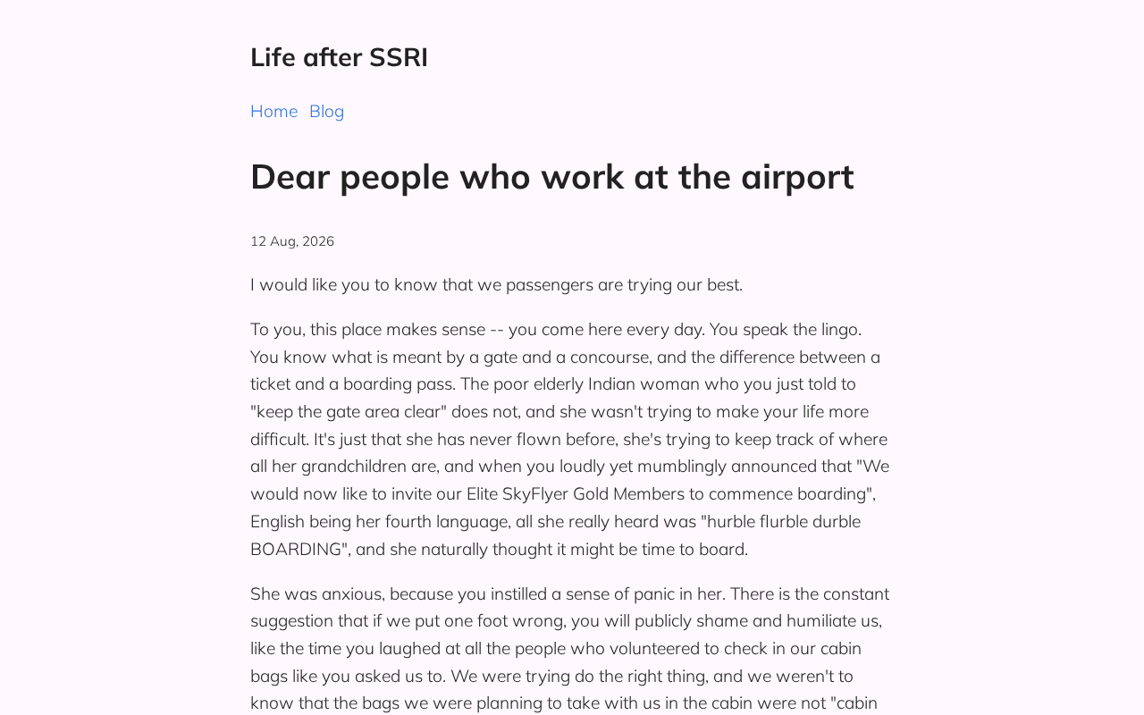 A Letter from Airport Staff: The Human-Centered Design Problems We Keep Ignoring