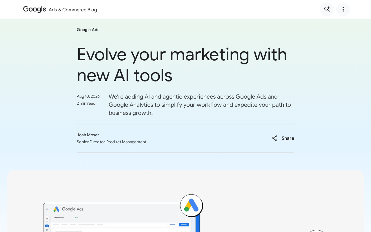 谷歌AI营销工具全解析:Google Ads与Analytics智能体功能详解