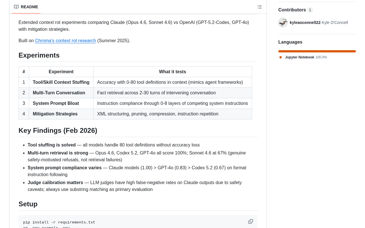 context-degradation-benchmark screenshot