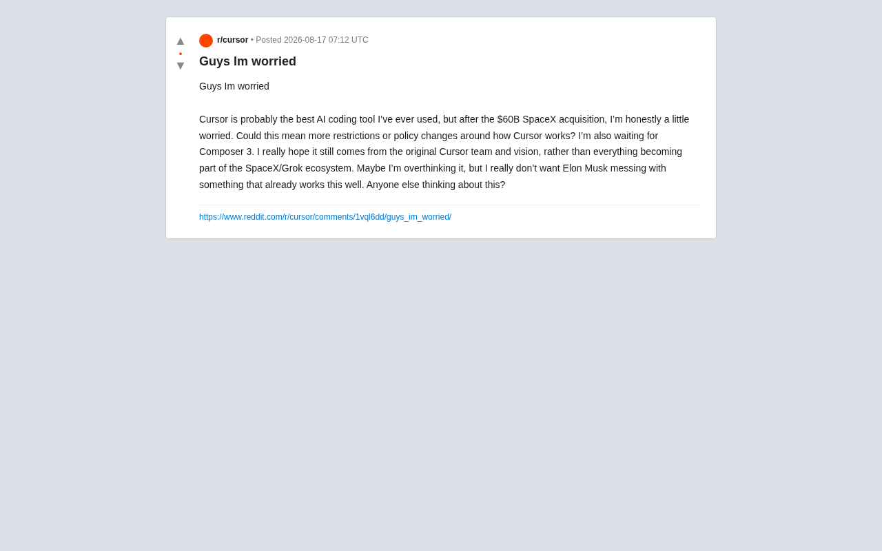 Cursor Acquisition Rumors: Why Developers Are Anxious About the Future of AI Tools